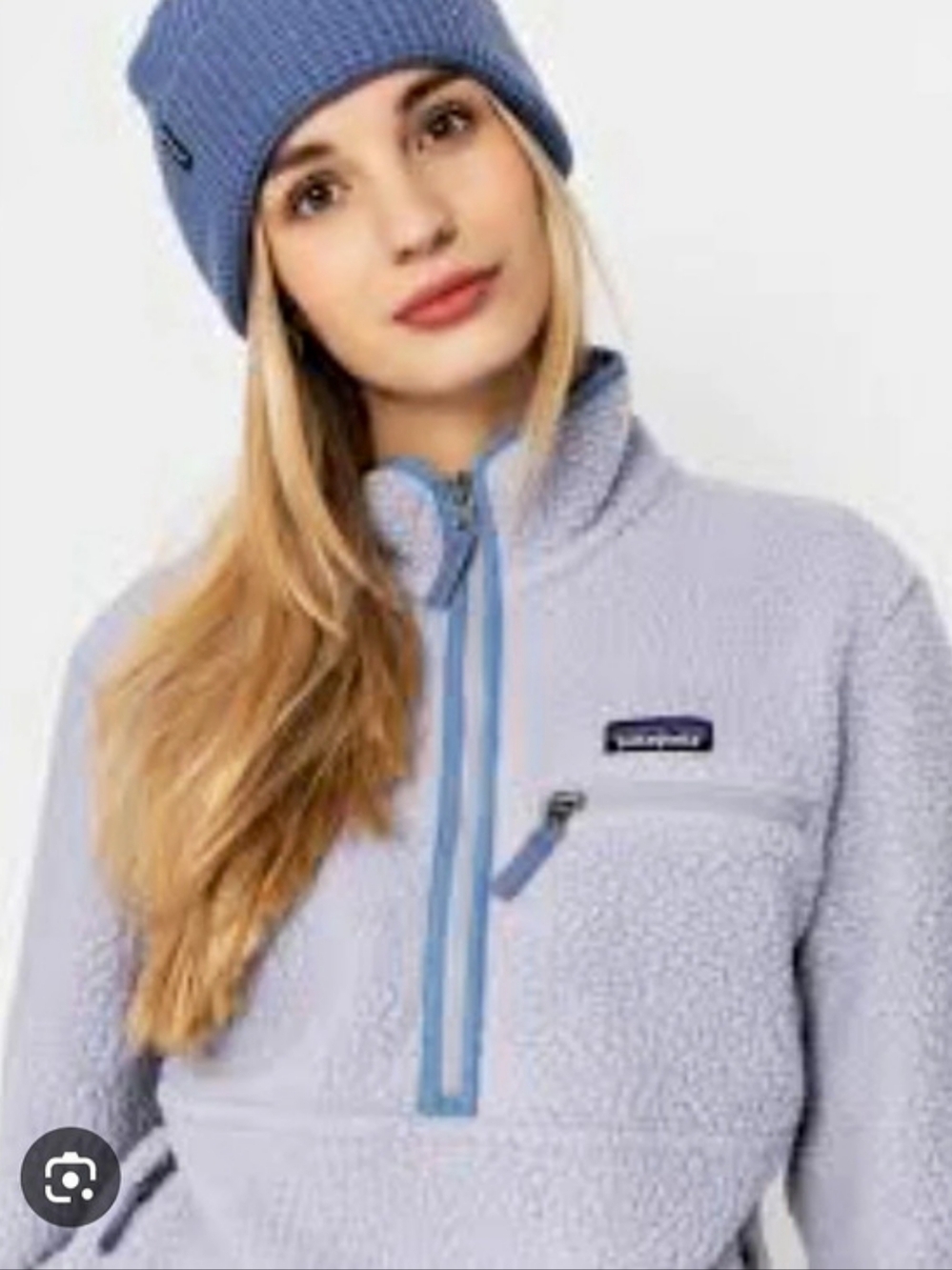 Patagonia Women's Retro Pile Marsupial Fleece Pullover Purple Size S